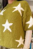 Big Softie Star Short Sleeve Knit Olive